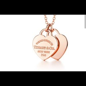 Return to Tiffany rose gold mini heart